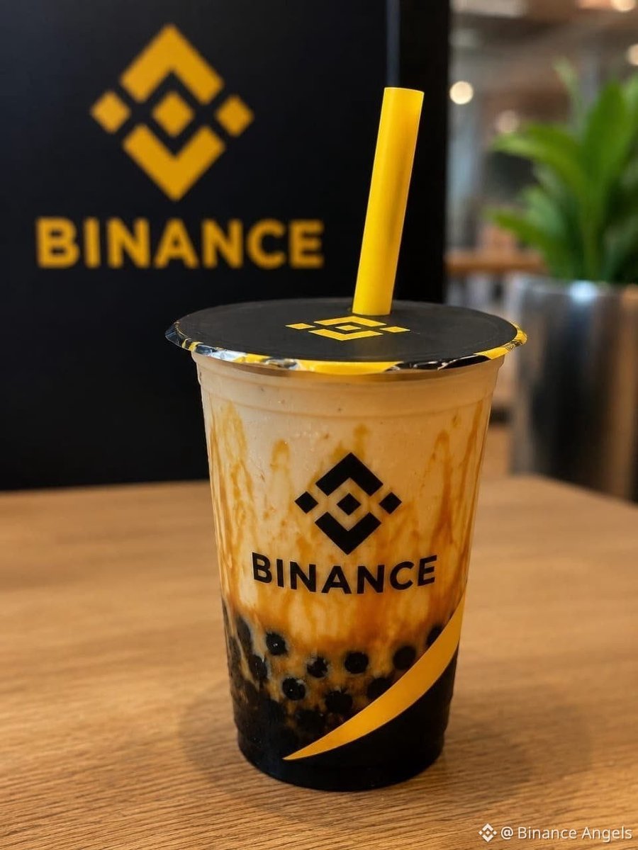 BinanceAngels's tweet photo. #Binance milk tea, anyone? 🧋💛 https://t.co/rAWQy9g3q8