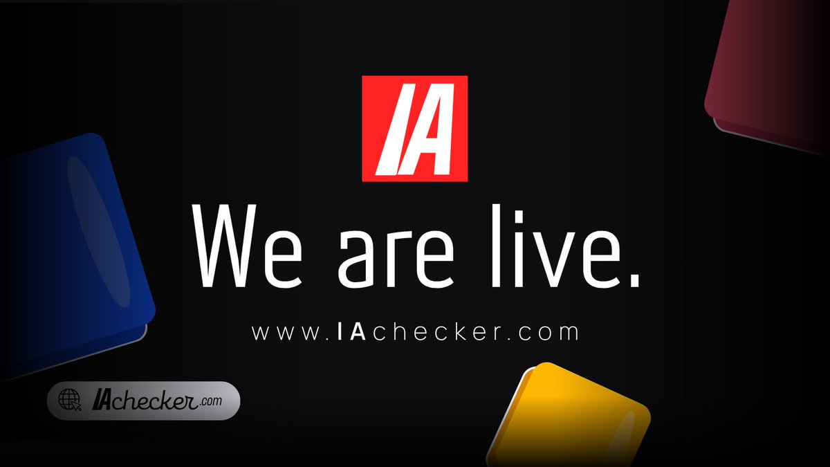 IAchecker's tweet photo. We are live.  

Paste text. 
Check if it looks AI-generated. 
Humanize it before publishing.

https://t.co/4Z0fRluY1C https://t.co/izZgkqzzn9