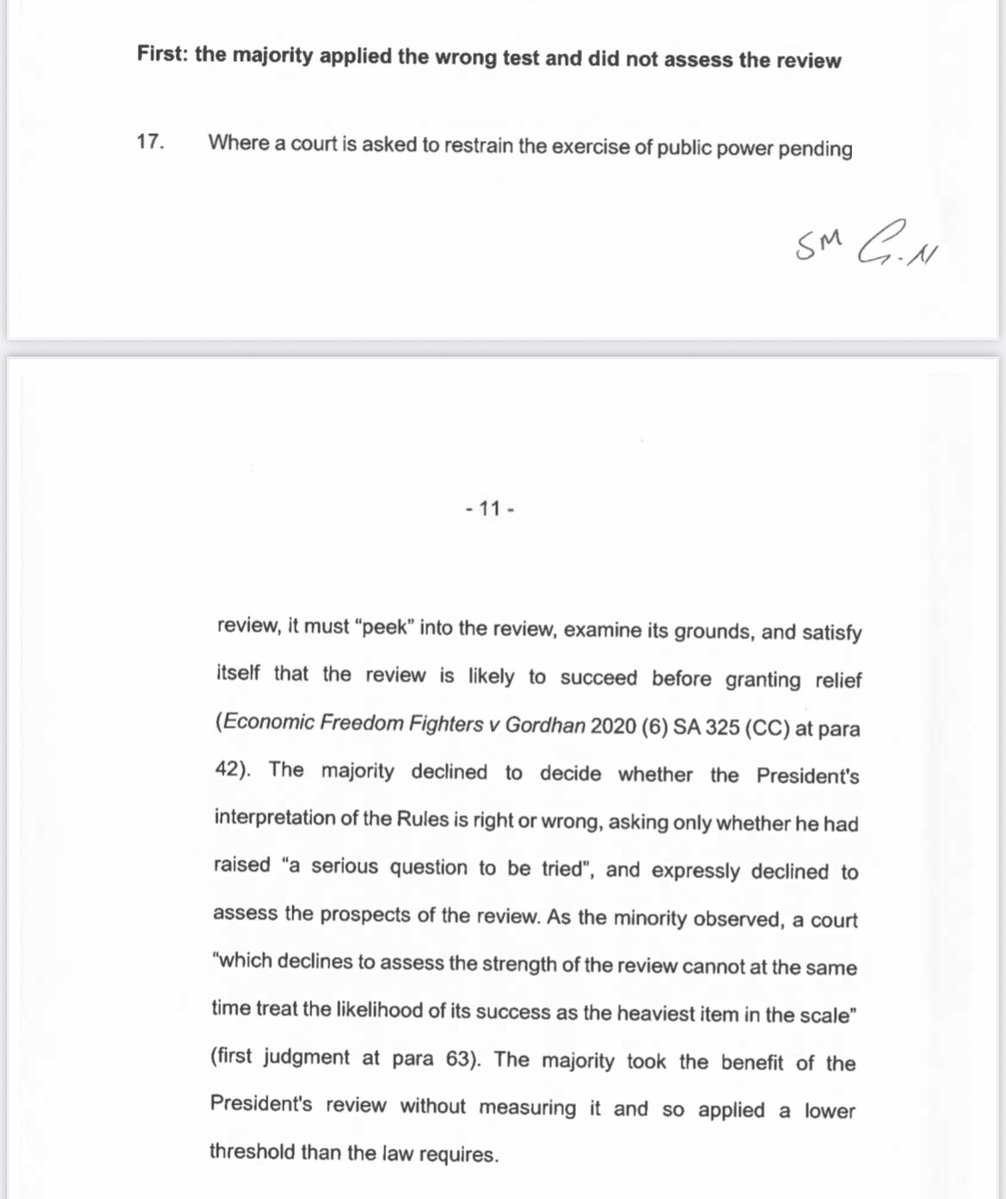 ZOLEKV_Q's tweet photo. [BREAKING] The Section 89 Committee has petitioned the Constitutional Court for direct access to appeal the judgment of the Western Cape High Court that put a temporary halt to impeachment proceedings against President Cyril Ramaphosa. 

@Newzroom405 https://t.co/E7q6HbDP8a