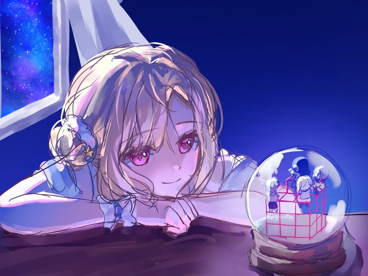 albatron0523's tweet photo. #prsk_FA 
「君のことを考えて飲み込んだ言葉も
愛おしくて仕方ないんだ 笑っておくれよ」——レム https://t.co/pTtak1FxcJ