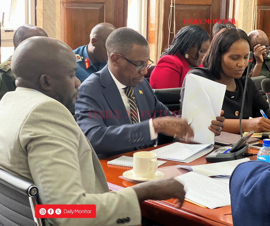 DailyMonitor's tweet photo. PARLIAMENT: Minister of Defence and Veteran Affairs, Kiryowa Kiwanuka, has urged MPs to first engage his ministry on concerns regarding public works executed by the UPDF Engineering Brigade before raising them on the floor of Parliament. Appearing before the Parliamentary Committee on Defence and Internal Affairs, chaired by Gomba West MP Robina Rwakoojo, the minister acknowledged MPs’ constitutional mandate to raise matters of public interest but stressed the need to protect institutional reputation while pursuing accountability.
#MonitorUpdates
📸: Jeff Twesigye