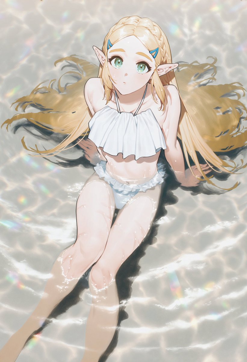 CCICC1024's tweet photo. ゼルダの水着

＃ゼルダの伝説　＃zelda https://t.co/LrIvJes7tF