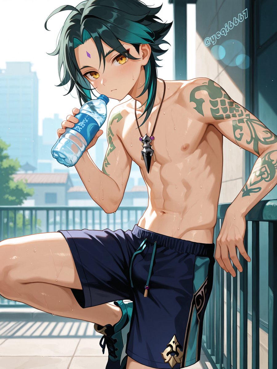 yeqi6667's tweet photo. Xiao - Genshin Impact
#AIart #AIBL部 #AIイケメン部 #yaoi #gay #NSFW #R18 https://t.co/8cti5DnRce