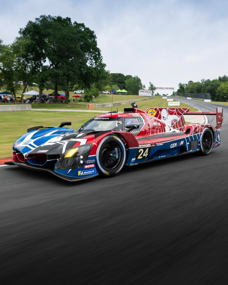 BMWMotorsport's tweet photo. Miss it already? 😭💔 It was only ever meant to last one weekend, and somehow it was gone way too soon. 🕸️🥺

Luckily, we brought back some seriously good on-track shots from Road America. 📸 https://t.co/raZgfxnxk7