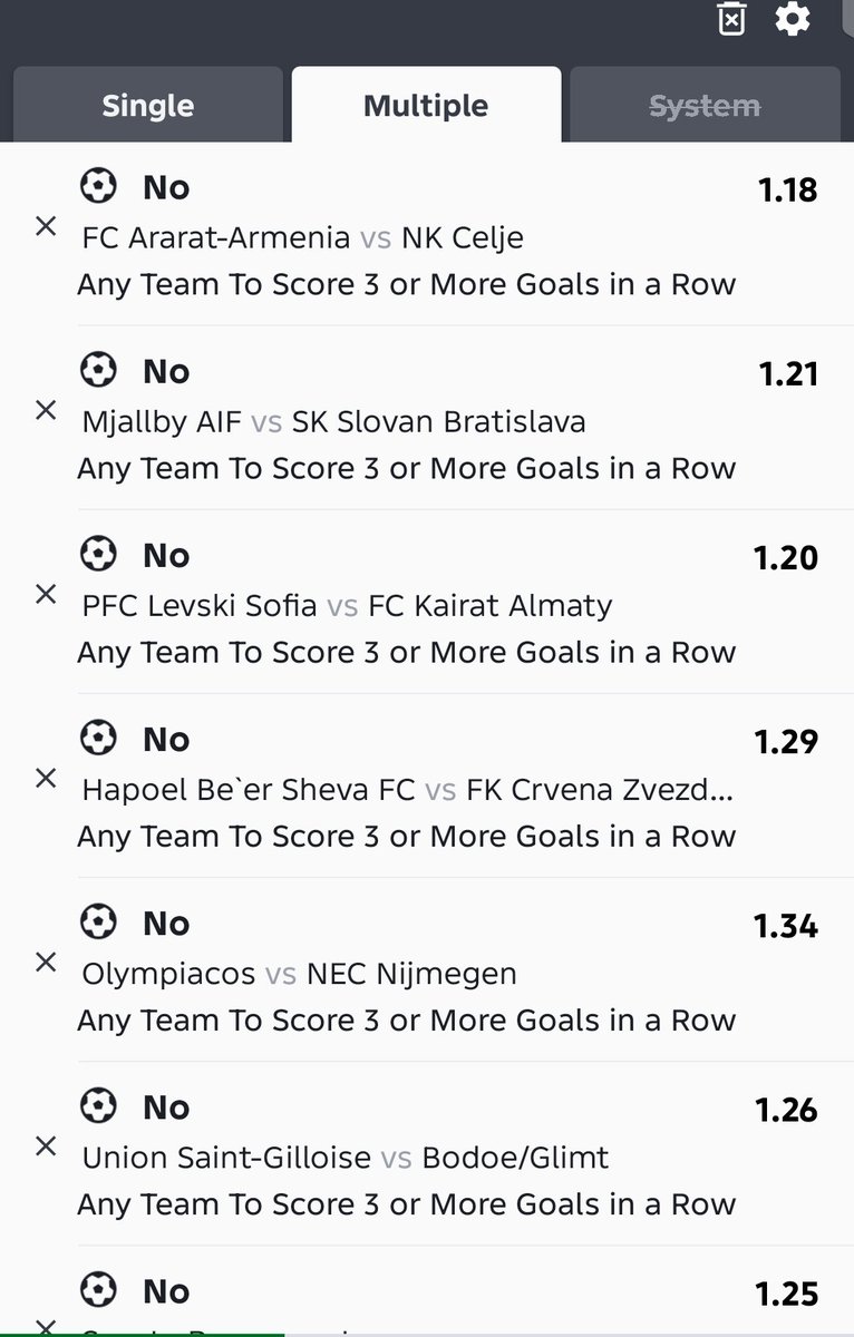 Odds_nemesis's tweet photo. No 3 goals 

Sporty bet code :: 4VRP7C

Boomluck💥

15k odds https://t.co/PnfaorIF06