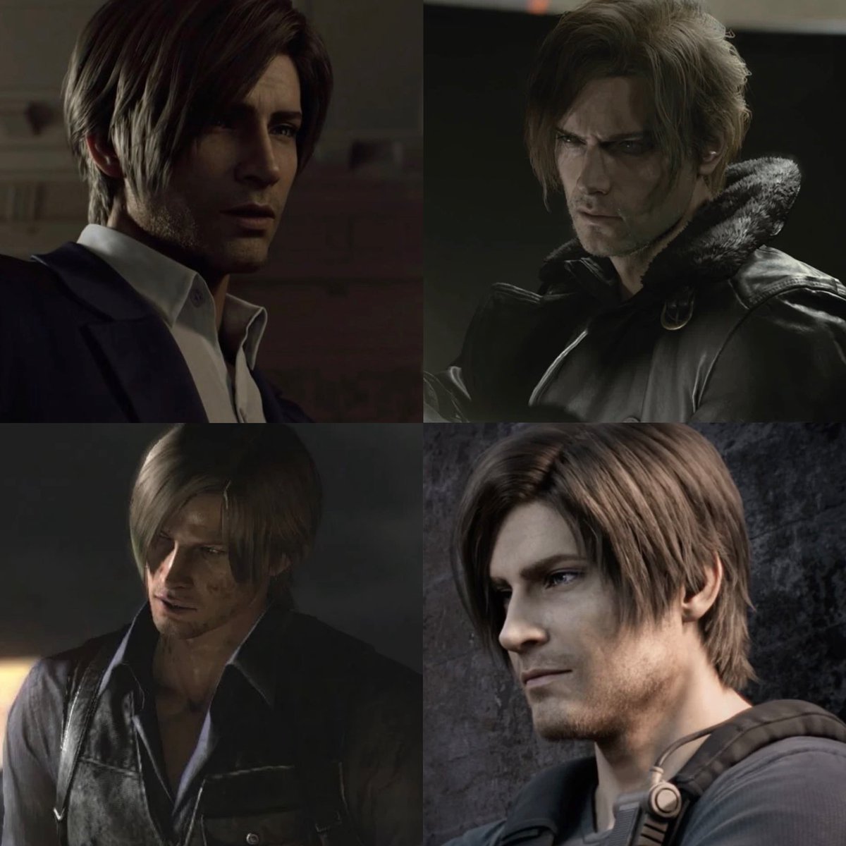 aeonmerc's tweet photo. notice how leon kennedy gets hotter as his relationship with ada develops.. https://t.co/YTGasU2LGl