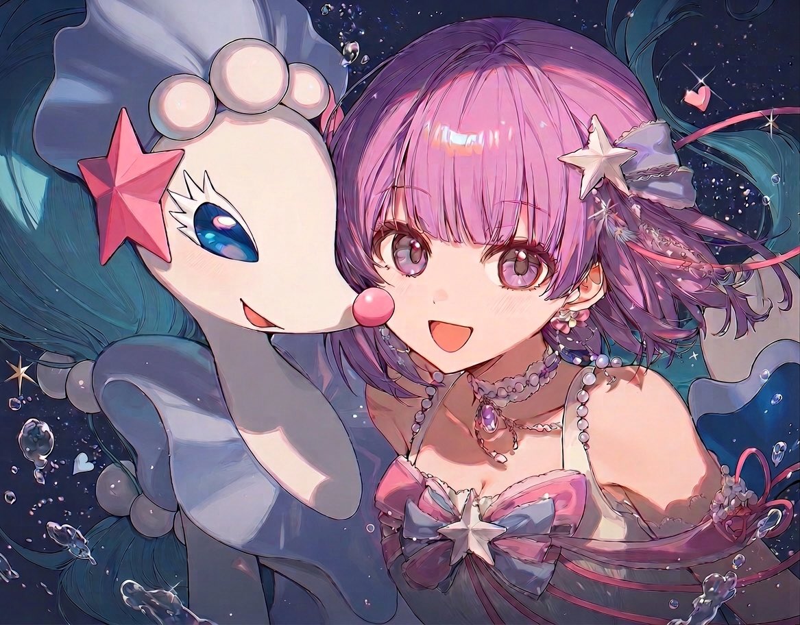 Mianuum's tweet photo. 🎀🌊🎀
#ポケモン https://t.co/WGMzY7GMom