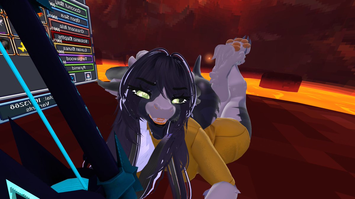 SolanineX's tweet photo. just a dragonshark fishing for their next snack :3

#dragonshark #Vrchat #shark https://t.co/r3TT7vHHmG