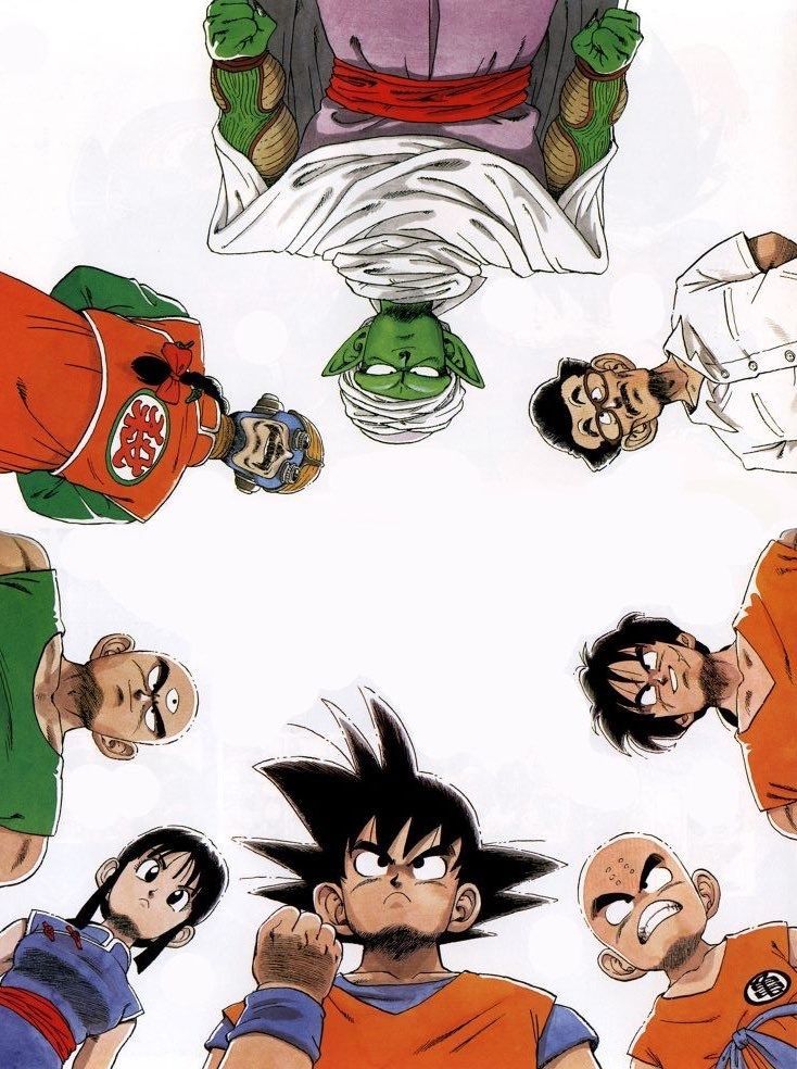 DBZdaily_'s tweet photo. Art by Akira Toriyama https://t.co/m8YmbTw5N9