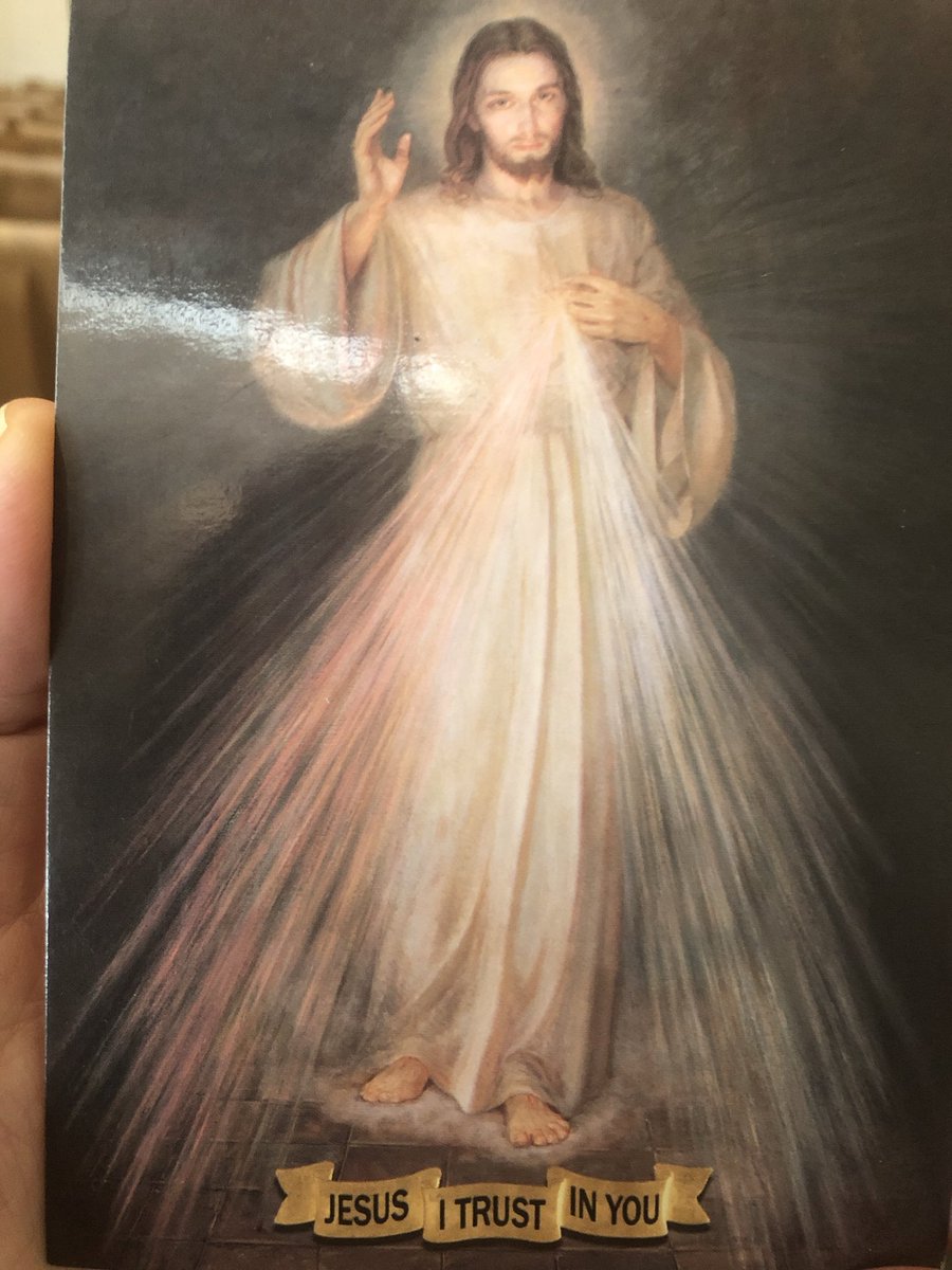mczasj7's tweet photo. @JustAdaugoijele Amen Alleluia may Jesus’ Divine Mercy cover all who receive Him and love Him.
Jesus I trust in You https://t.co/yX8Howan6R