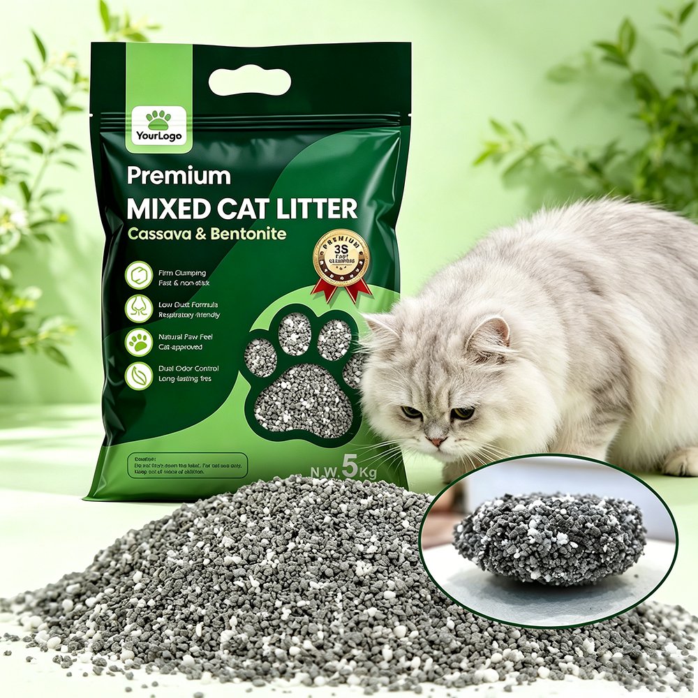 xunlangpet's tweet photo. 🆕New Product Launch: Cassava &amp; Bentonite Mixed Cat Litter
Perfect blend of plant and mineral cat litter advantages!
💨Low Dust | Fast Clumping | Powerful Deodorization
🌍Factory wholesale, OEM &amp; ODM supported

Website:https://t.co/8YWD1HYdUv
Whatsapp/WeChat:+8618753185962 https://t.co/4N43phbGyu