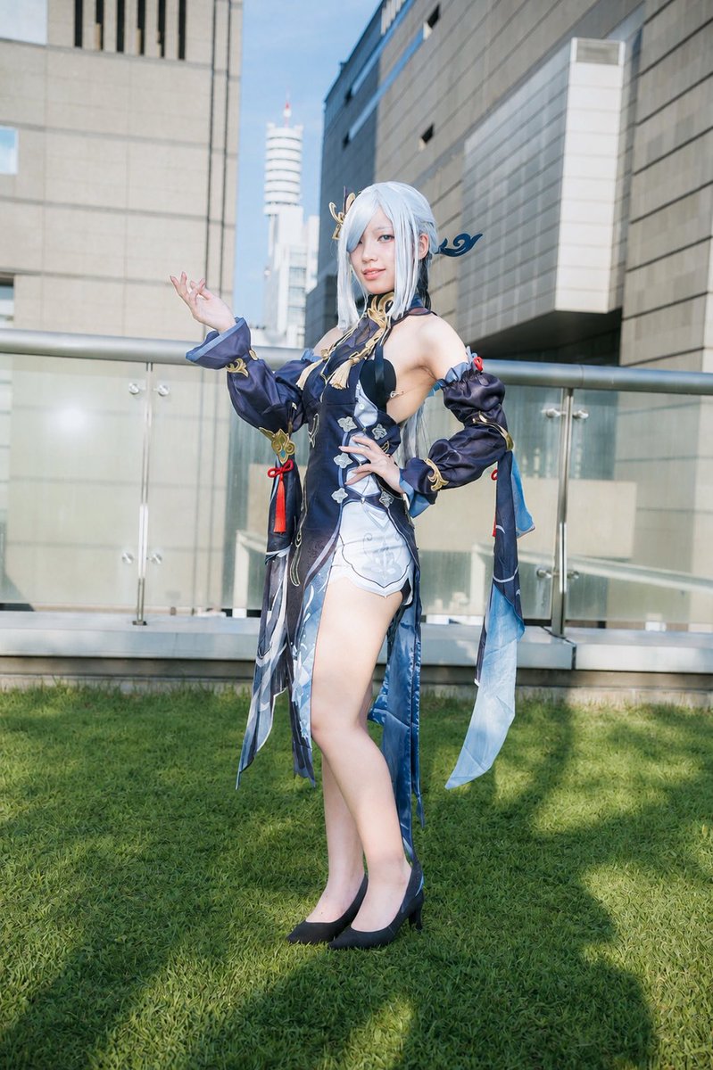 kurirui55's tweet photo. ⚠︎Cosplay

原神/ 申鶴 冷花幽露 ver.

【黒は常に、心を落ち着かせてくれる】

📸【@LinkSkywind 】さん
 #コスサミ2026   #コスサミ https://t.co/sc5kpZpmCR