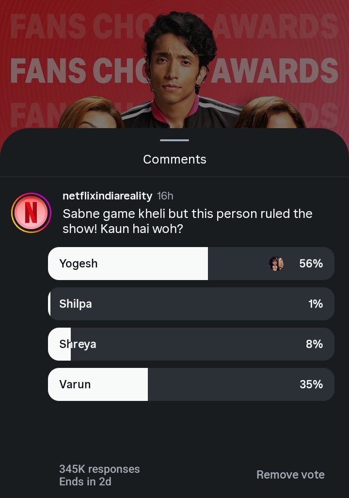 areeba1927's tweet photo. Twitter knows the reality too 🤭

Aik poll to jeeta nahi sakta #ShreyaKarla ko and the shreya karla show?? Lol 🤣

#YogeshRawat #LockUpp2 #Lockupp2 https://t.co/AyE5afiAGh