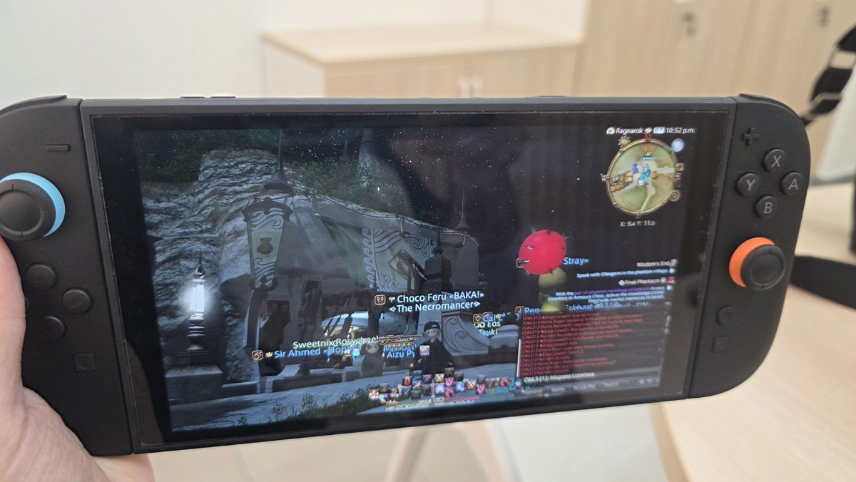 ChocoFeru's tweet photo. Confirmo que #FFXIV va SÚPER BIEN en Switch 2 incluso en Limsa :DDD

Compartiendo wifi desde el móvil, lag 0, FPS fluidos... Mejor de lo esperado 👀 https://t.co/tuEa0GKJi7