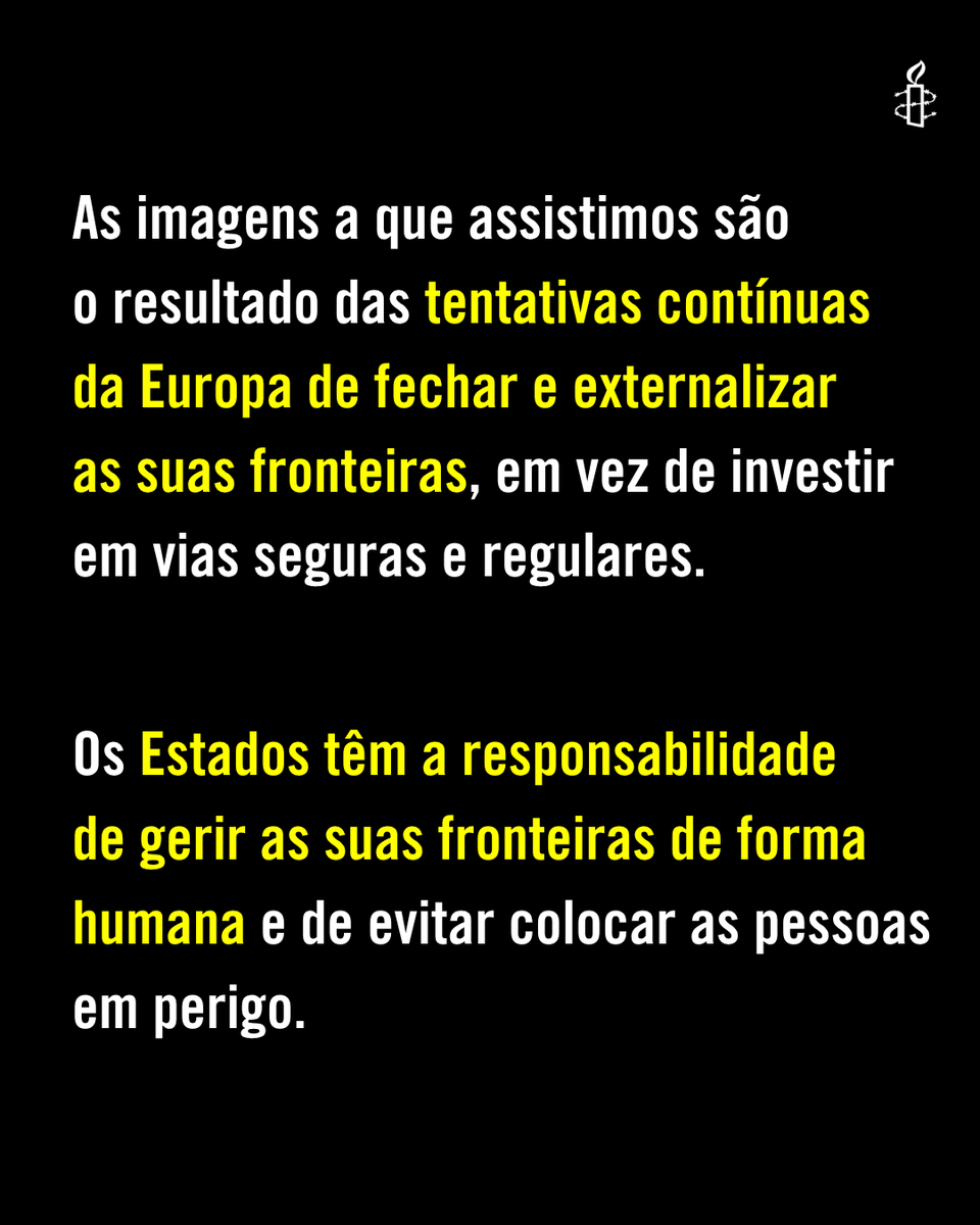 amnistiapt's tweet photo. No dia em que os #ministrosdaadministraçãointerna da #UE debatem a situação #migratória em #Ceuta, a #AmnistiaInternacional apela aos #lídereseuropeus para que respondam de forma #humana e #solidária à situação e ao aumento no número de chegadas às #fronteiras externas da UE https://t.co/5SdiAbvaqL