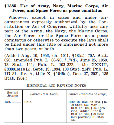 pjaicomo's tweet photo. Last July, federal agents illegally arrested @IJ client George Retes and jailed him for 3 days.

In the process, George was held at a navy base, which reporting now shows was used as a law enforcement staging area.

I'm no expert, but doesn't that violate the Posse Comitatus Act?