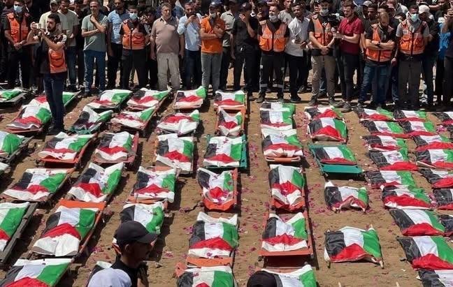 moaal1997's tweet photo. هذه الجثامين الفلسطينية وماسبقها هي وصمة عار في جبين حكام العرب المطبعين ولعنة تطاردهم  أبد الدهر. https://t.co/pvsPbdEgyE