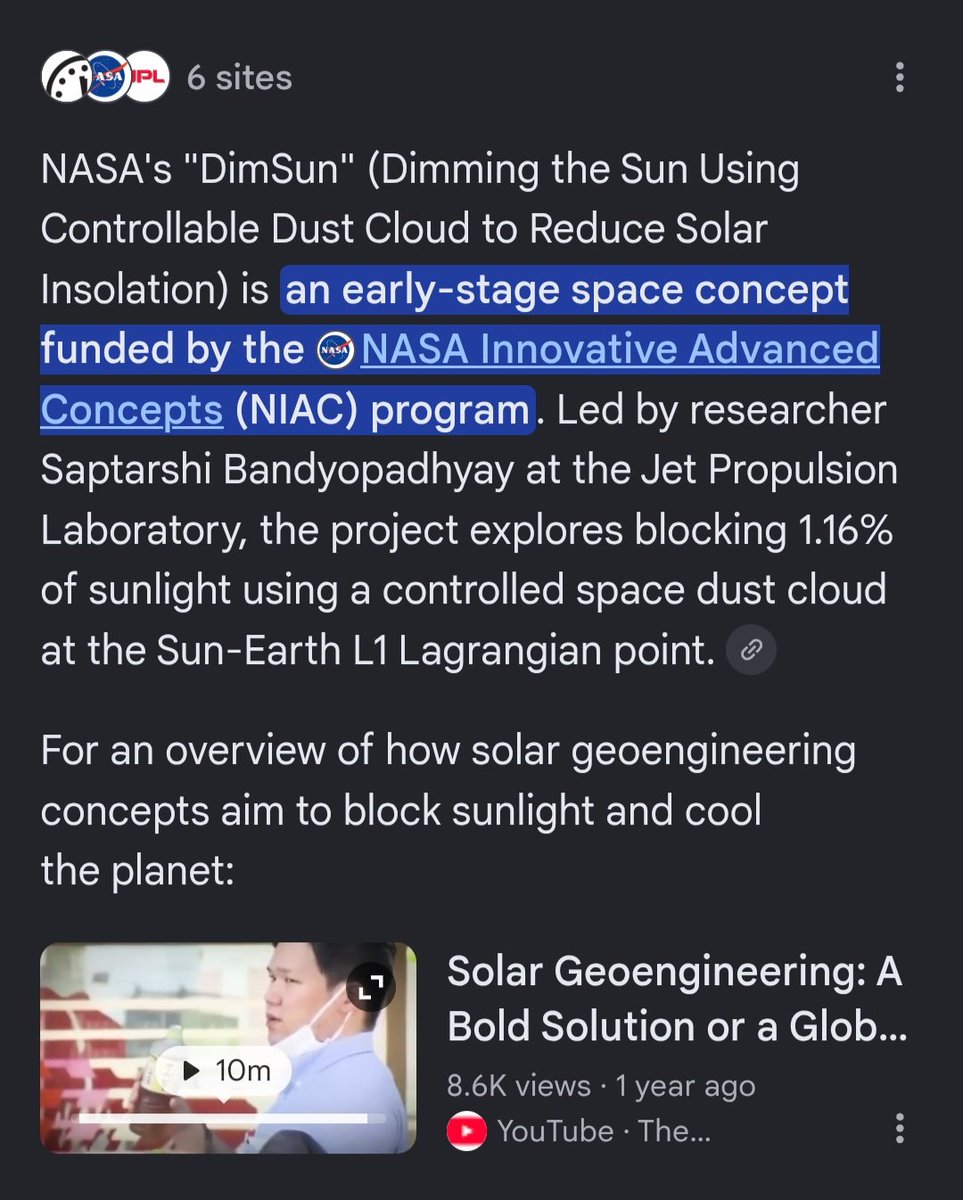 jesseRoss597206's tweet photo. Your government thinks you are dog shit. Years of millions of us exposing sun dimming &amp; guess what? Nasa just recieved an American tax payer grant approved by congress to dim the sun some more. Project began June 29th. I no longer have hope for change. It's just getting worse smh https://t.co/NwBA1wk4HM