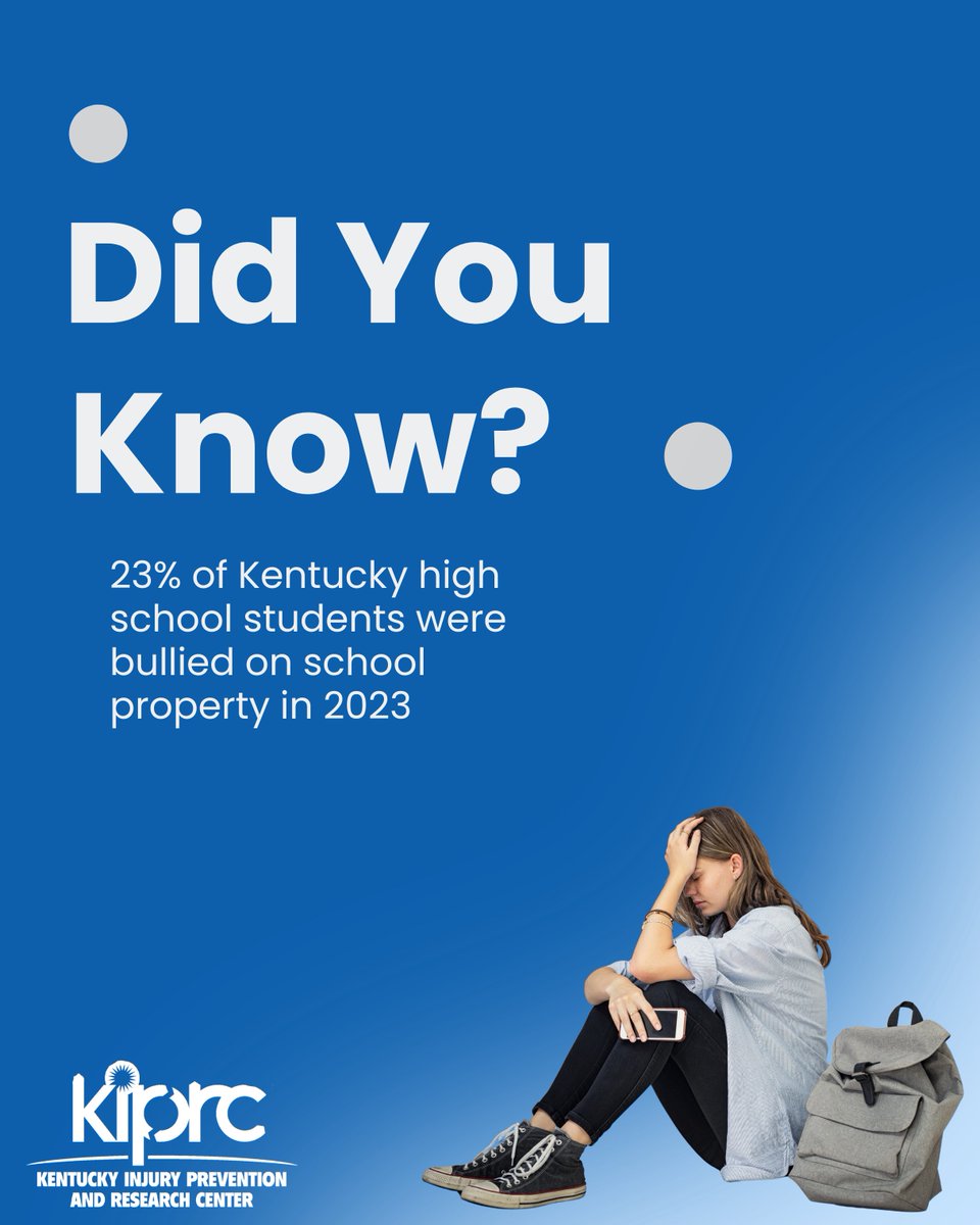kiprcnews's tweet photo. Bullying continues to impact KY students both at school and online.
KIPRC’s Safe Schools Fact Sheet highlights how bullying affects attendance, academic performance, and student well‑being.
Read more here:
https://t.co/fNjxDe3cv7
#KIPRC #SafeSchools #BullyingPrevention https://t.co/9RN6VxKym7