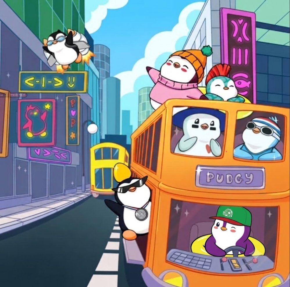 0xNick0673's tweet photo. me in @pudgypenguins  bus https://t.co/GNz0kAlWMi