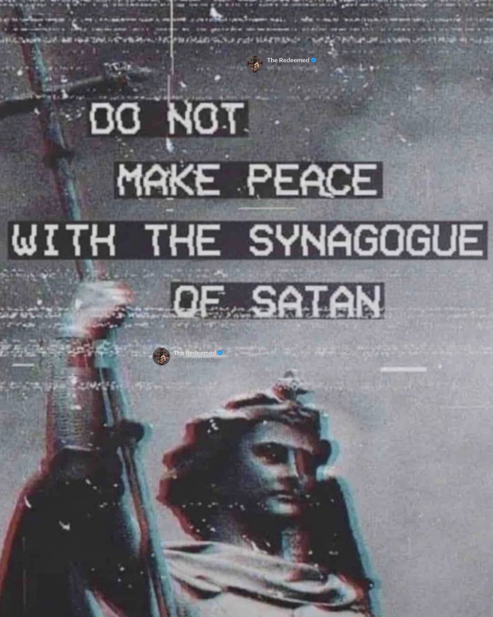 TheIronWarden's tweet photo. ✠ Make No Peace With Evil ✠ https://t.co/JjzkwQxwvh