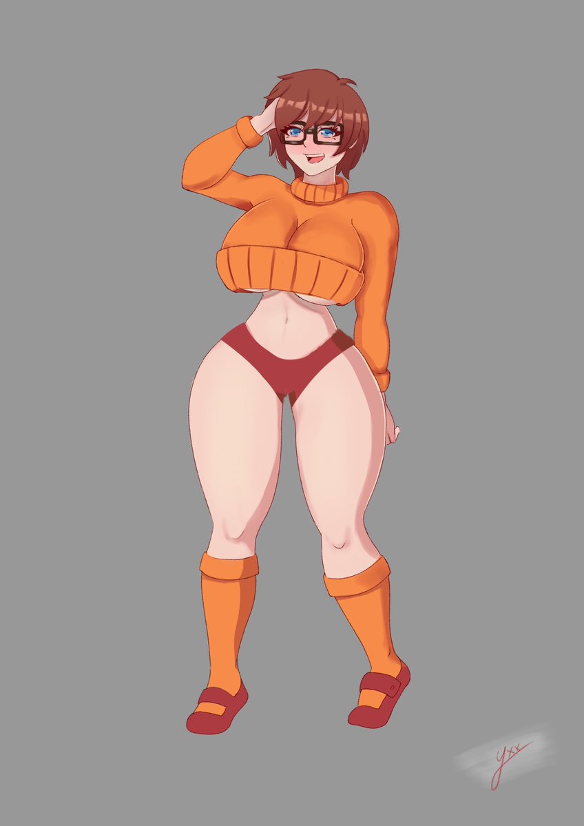 Yxx_art's tweet photo. Velma fanart 😩😩

#velmadinkley #velmascoobydoo #nsfwvelma #nsfwㅤㅤ #nsfwfanart https://t.co/rX2i562VVl