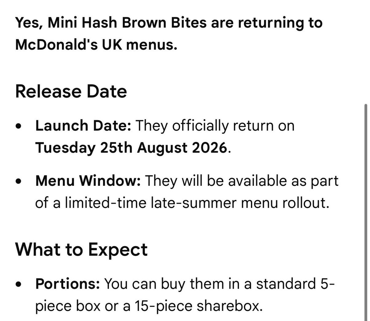 Scottm196's tweet photo. @McDonaldsUK. Can’t be getting away with ripping off my idea. Enjoy your hash brown sharers everyone, it’s a great idea. I know. #showmethemoney https://t.co/424xwk7uCs