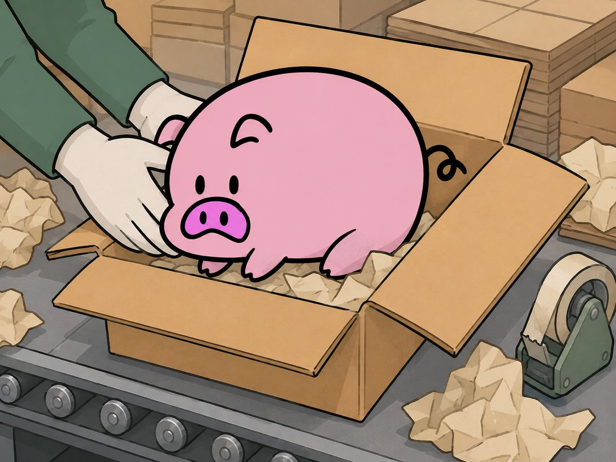 zts3l's tweet photo. みんなおはよう🐖📦
はじめましての人もおはよう！！！

今日は８月５日！！！
８（ハ）５（コ）の日だぜ！！！

で、僕があんま気にしてこなかったがフォロワーが2900（肉）まであと少し！！！

今日2900にならんかったら箱に詰められて出荷するぞと聞いたんで頭下げて回りますわ！！！

８月６日を無事に迎えるかどうかは今日次第だな！！！

水曜日みんな頑張ろうぜ！！！僕も頑張る！！！