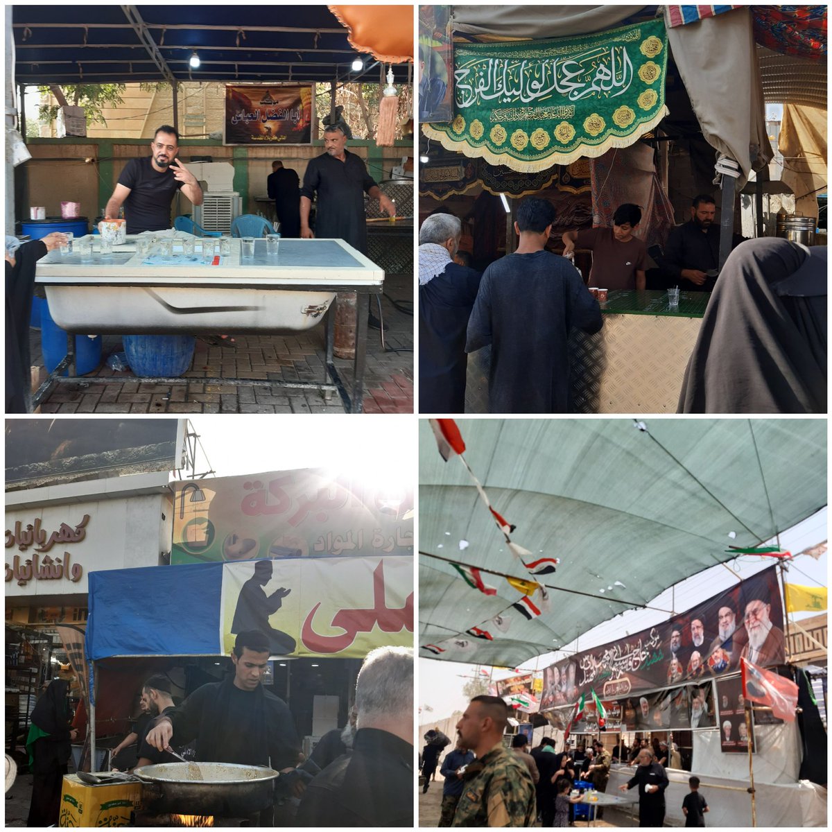 AAkbry44805's tweet photo. آنچه در این موکب ها دیدیم
فقط عشق بود و عشق
#یا_لثارات_الحسین 
#عاشقان_حسین https://t.co/4x3QGfUC5v