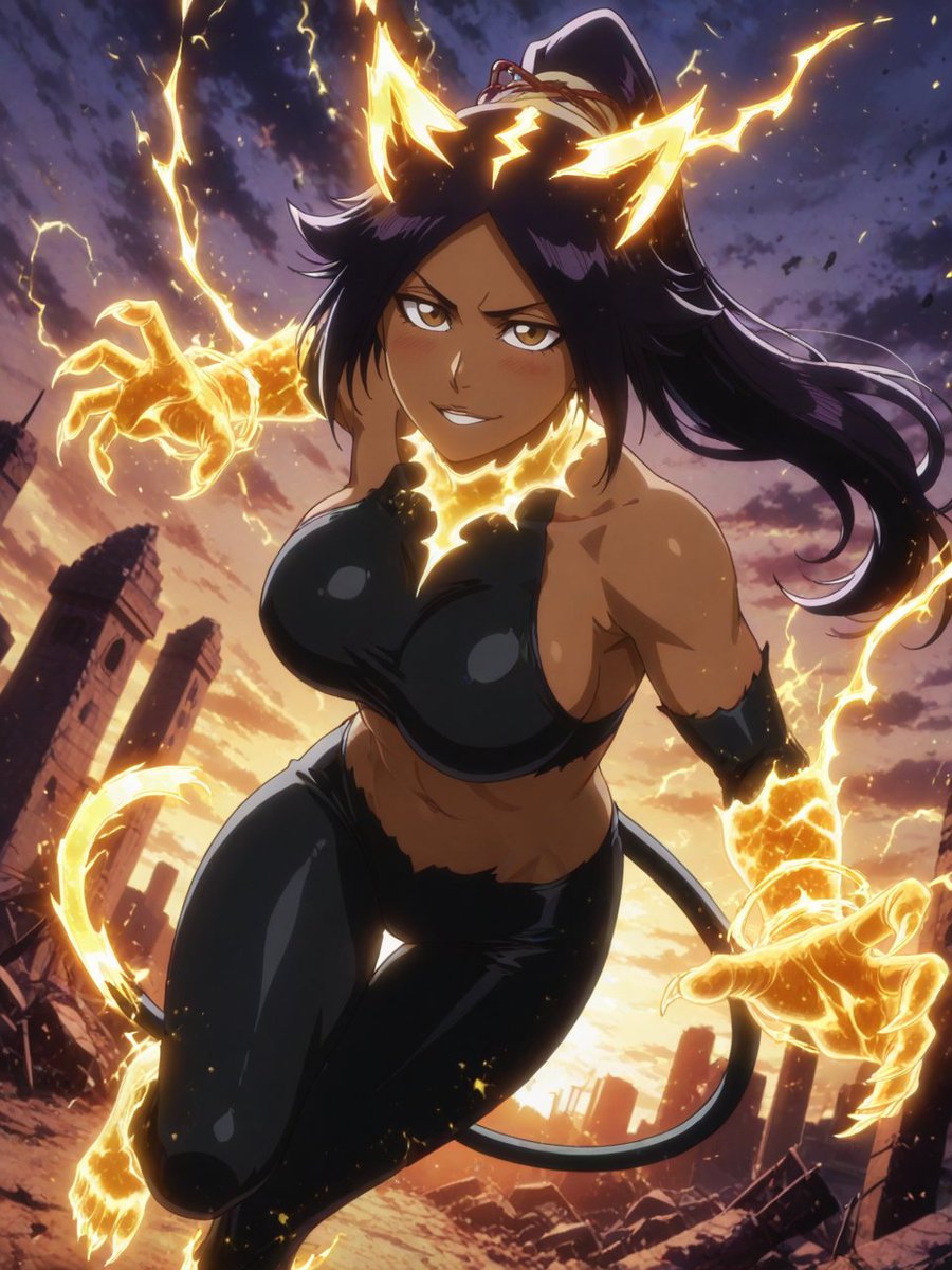 TiaHaliberu's tweet photo. #YoruichiShihouin #Bleach https://t.co/DkBHohQsfq