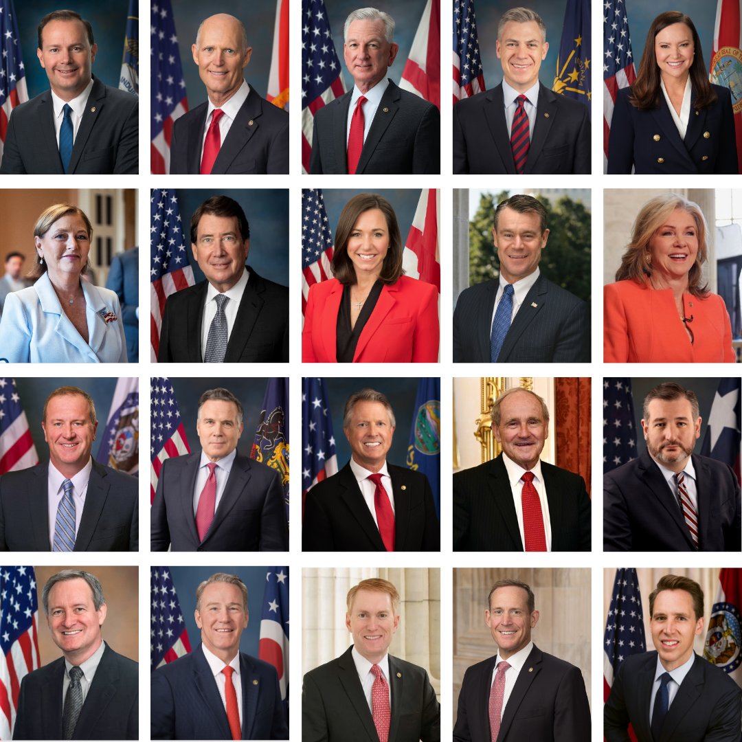 RepKeithSelf's tweet photo. BREAKING: 20 Senate patriots have stepped up and pledged to work through recess to pass the SAVE America Act. 🇺🇸💪

Senator Mike Lee
Senator Rick Scott
Senator Tommy Tuberville
Senator Jim Banks
Senator Ashley Moody
Senator Darline Graham
Senator Bill Hagerty
Senator Katie Britt
Senator Todd Young
Senator Marsha Blackburn
Senator Eric Schmitt
Senator Dave McCormick
Senator Roger Marshall
Senator Jim Risch
Senator Ted Cruz
Senator Mike Crapo
Senator Jon Husted
Senator James Lankford
Senator Ted Budd
Senator Josh Hawley