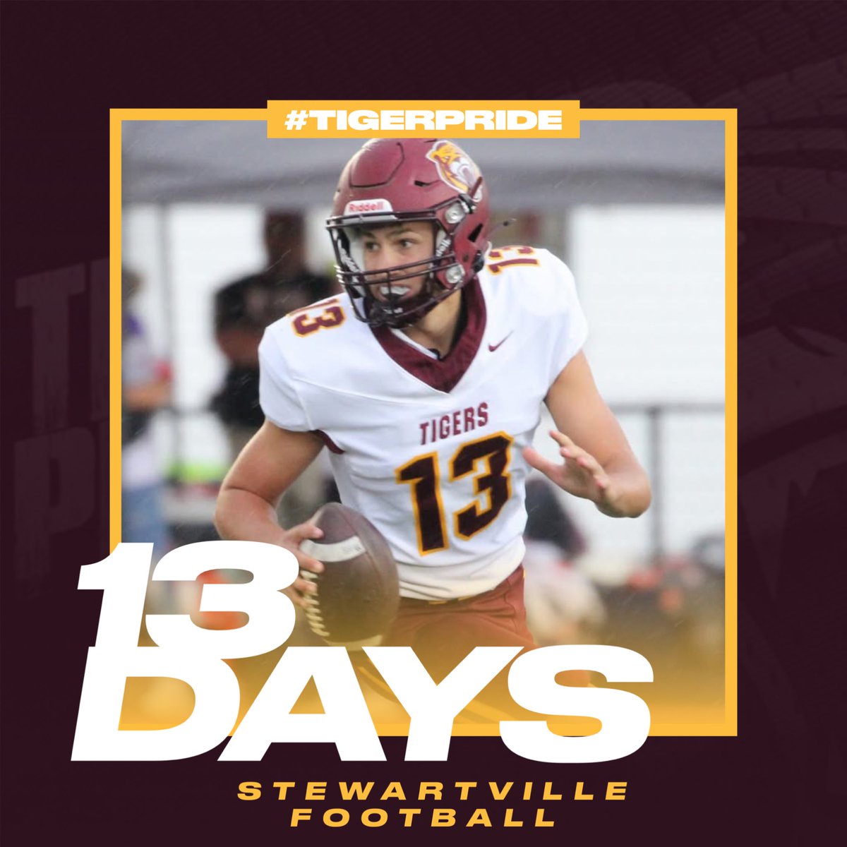 StewieFootball's tweet photo. 13 Days…
#WaterIt #IntoTheStorm #TigerPride https://t.co/h3Bmajh6sC