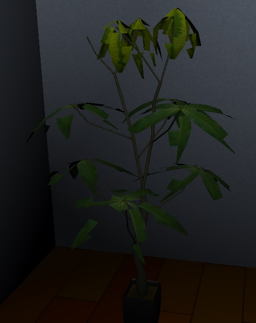 hiroyanyanke's tweet photo. 葉っぱのポリゴンを両面化して作ってブレンダーを通したら虫食いみたいになった
片面しか表示されてない？

#hsp3
#hgimg4 https://t.co/rEvVmvfvoq