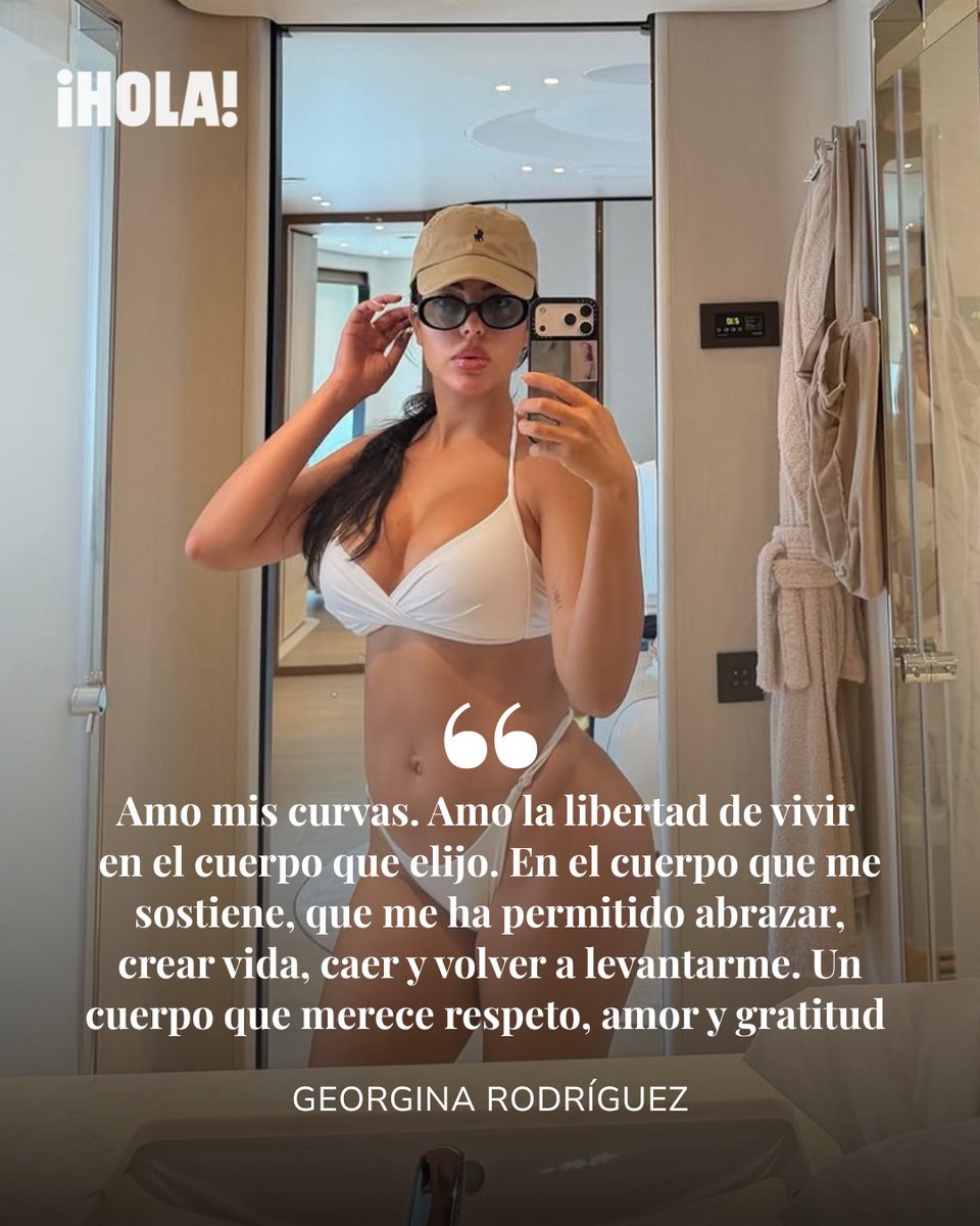 hola's tweet photo. ❤️‍🩹🫂 La respuesta de Cristiano Ronaldo a Georgina Rodríguez tras las críticas a su físico: "Guapa, con un cuerpazo, madre, buena persona, exitosa y que vive la vida con amor."

La empresaria ha lanzado un poderoso mensaje sobre autoestima, y amor propio 👏 https://t.co/ijGrAbLMmX