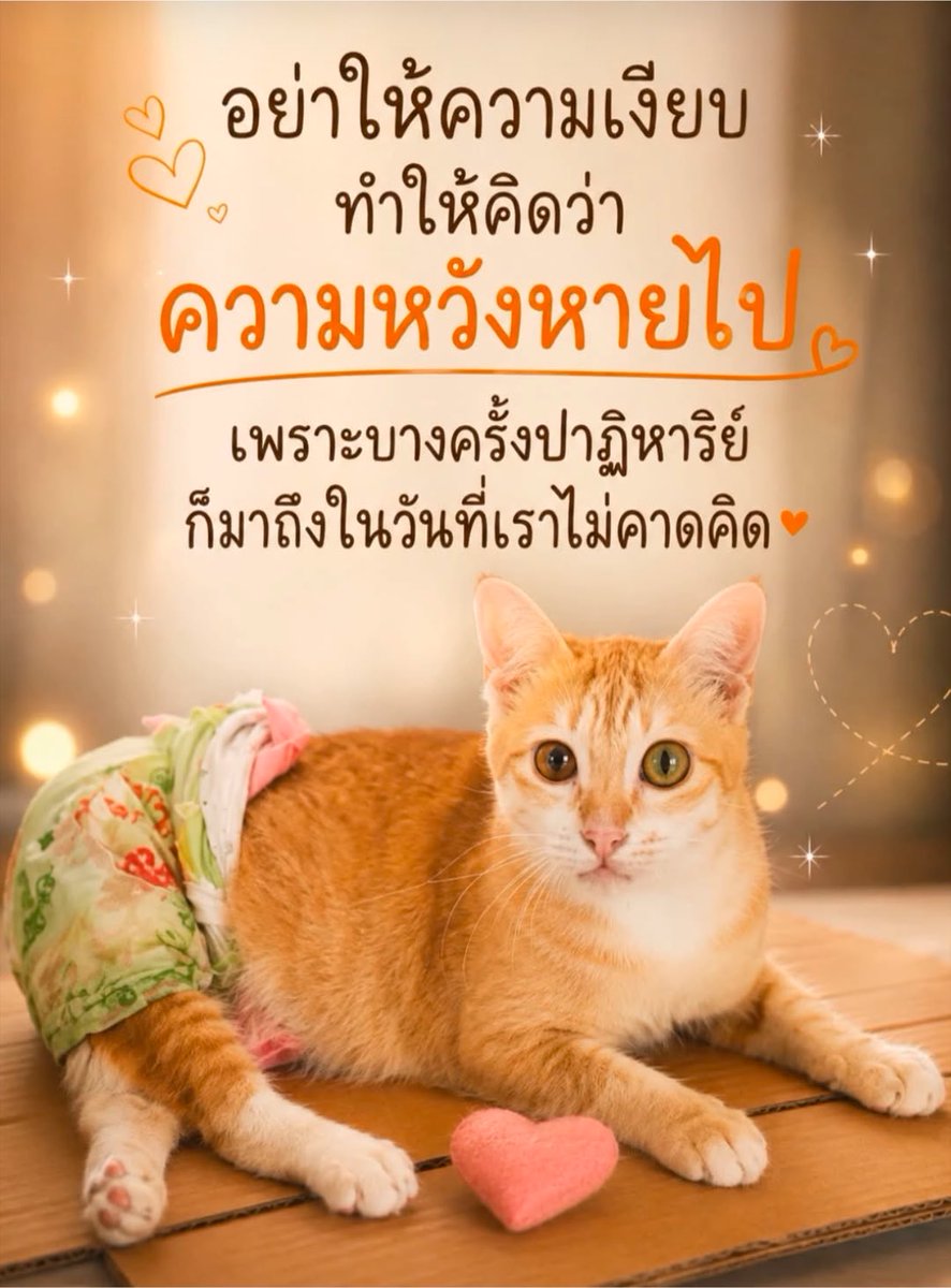 tonever22's tweet photo. 🐈 เมื่อเวลาผ่านไป ความหวังของหลายคนอาจเริ่มสั่นคลอน บางคนอาจเริ่มคิดว่าคงไม่มีปาฏิหาริย์แล้ว และเลือกที่จะถอดใจ เพราะการค้นหาที่ยาวนานเต็มไปด้วยความเหนื่อย ความกังวล และคำถามที่ยังไม่มีคำตอบ

แต่การถอดใจของคนเราเป็นเรื่องที่เข้าใจได้ เพราะไม่มีใครรู้ว่าปลายทางจะเป็นอย่างไร

อย่างไรก็ตาม ตราบใดที่ยังไม่มีข้อยืนยันว่า เกิดอะไรขึ้นกับน้องสีส้ม ความหวังก็ยังไม่หมดเสียทีเดียว ทุกการมองหา ทุกการสังเกต และทุกการแชร์ข้อมูลอย่างรอบคอบ อาจยังมีคุณค่า และอาจเป็นสิ่งที่ช่วยให้เกิดเบาะแสใหม่ได้

ไม่ว่าจะลงเอยอย่างไร สิ่งที่ผู้คนจำนวนมากร่วมกันทำเพื่อแมวตัวเล็กๆ ตัวหนึ่ง ได้สะท้อนให้เห็นถึงความเมตตา ความเอื้อเฟื้อ และการไม่ยอมทอดทิ้งกัน ซึ่งเป็นสิ่งที่มีความหมาย ไม่แพ้ผลลัพธ์ของการค้นหา

หากวันนี้คุณยังมีแรง ก็ขอให้ช่วยกันส่งต่อข้อมูลที่เชื่อถือได้ หากเหนื่อยก็พักได้ ไม่มีใครจำเป็นต้องแบกรับทุกอย่างเพียงลำพัง แต่ขอเพียงอย่าให้ความเงียบกลายเป็นการลืมเลือนน้องสีส้ม เพราะสำหรับคนที่ยังเฝ้ารอ การได้กลับบ้านยังคงเป็นความหวังที่อยากให้เกิดขึ้นเสมอ 🥺🙏🏻🧡

#แมวหายบนรถไฟ