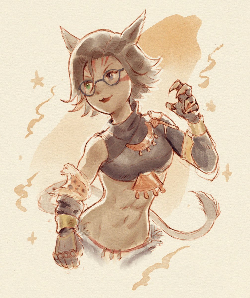 mangohusein's tweet photo. FFXIV commission https://t.co/tS7NX1jzVb