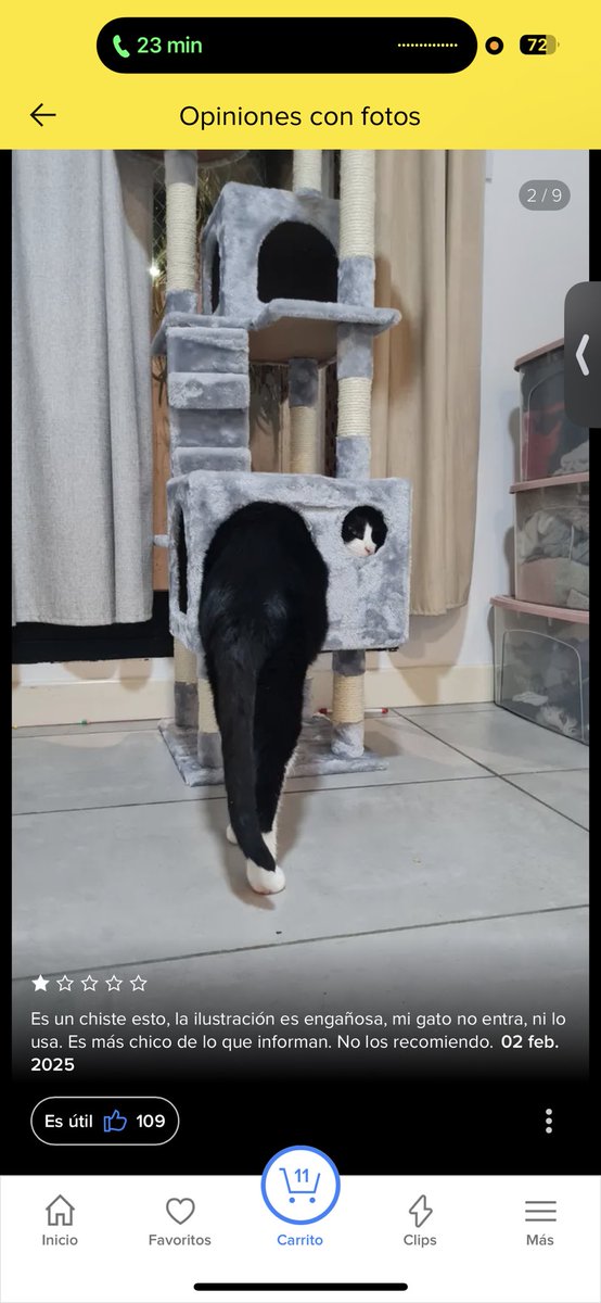 bjs_alejo2's tweet photo. le quiero comprar una torre a mi gata y me encontre ese comentario kjjjj https://t.co/3qp63UoSls