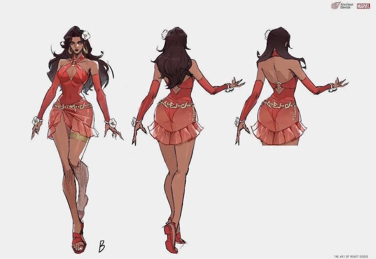 Sage_VALE_'s tweet photo. so how did the full concept art for the scarlet witch swimsuit leak a few weeks ago https://t.co/FN2FL4ZMMs