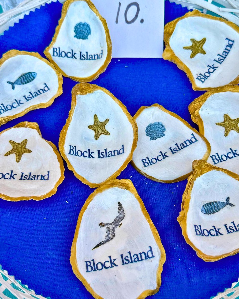 BlockIsleFerry's tweet photo. Visiting Block Island this weekend? Be sure to stop by the Block Island Arts & Artisans Festival! 🎨 

Stroll through the beautiful grounds of the Narragansett Inn and discover handcrafted treasures from talented local artists across Rhode Island and Massachusetts. From jewelry, pottery, paintings, and photography to blown glass, home décor, soaps, children's apparel, and so much more, there's something for everyone.

📍 Narragansett Inn, 1 Ocean Ave., New Shoreham
🗓️ Saturday & Sunday: 10 AM-5 PM
🗓️ Monday: 10 AM-4 PM

Support local artists, find a one-of-a-kind souvenir, and make the most of your Block Island getaway! 💙⛴️  **Please note: The photos featured in this post are from last year's Block Island Arts & Artisans Festival.

#BlockIslandFerry #BlockIsland