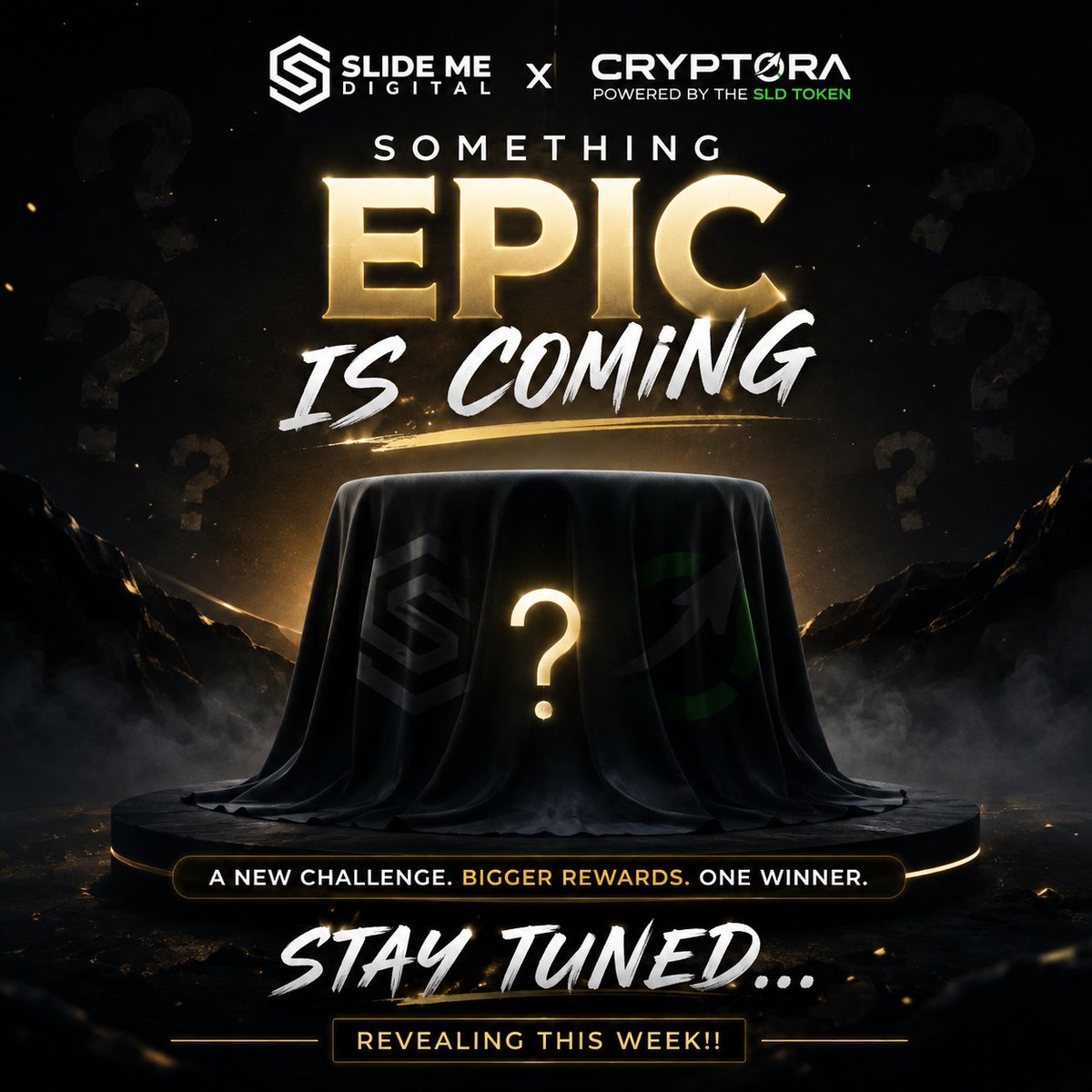 Slidemedigital's tweet photo. 🚨 A NEW CHALLENGE IS COMING… 🚨

But what is it? 👀
What’s hidden behind the mystery? 🕵️‍♂️
And who will rise to the top? 👑

Slide Me Digital × Cryptora are preparing something BIG… and this time, you’ll want to be ready before the reveal. 🔥

⏳ THE SECRET WILL BE REVEALED THIS WEEK!

Keep your eyes open. Stay active. The countdown has begun… 👀⚡

#SlideMeDigital #Cryptora #ComingSoon #MysteryChallenge #SLDToken #CryptoCommunity