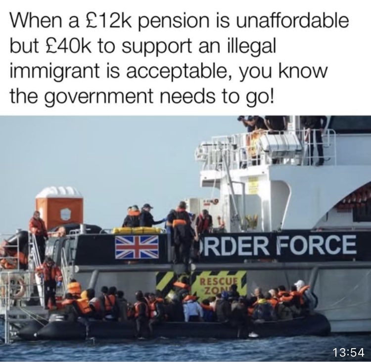 Neccccy's tweet photo. Labour would rather give our money to rapists and killers than to the people of the UK !!! https://t.co/fURFQxnvGO