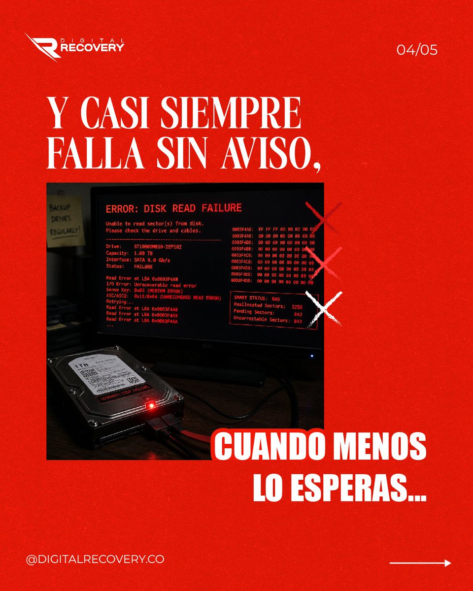 DigitalRec32155's tweet photo. Tus fotos, documentos y recuerdos importantes aún pueden recuperarse. Si tu disco, USB o tarjeta SD está fallando, deja de usarlo y contáctanos. 💾

Digital Recovery

#Recuperaciondedatos #DigitalRecovery #digitalmedia #Medellín #Tecnología #DataEngineering https://t.co/fFKKJhoQgQ
