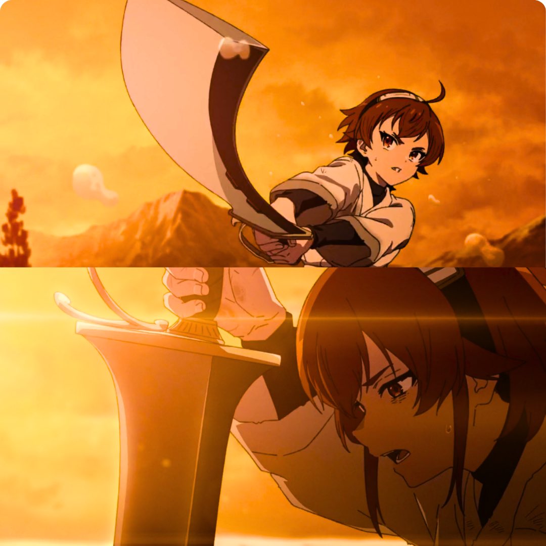 AnimeFanatic955's tweet photo. Wished we had more scenes with the Sword God but episode 1 of season three is insanely good nonetheless🔥

#mushoku https://t.co/pFBdGXPcnk