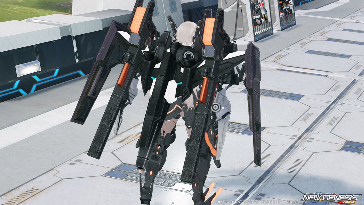 opk_pso2's tweet photo. 背負い物のあるロボ好きなんですよね(˘ω˘) https://t.co/BIySYziPsb