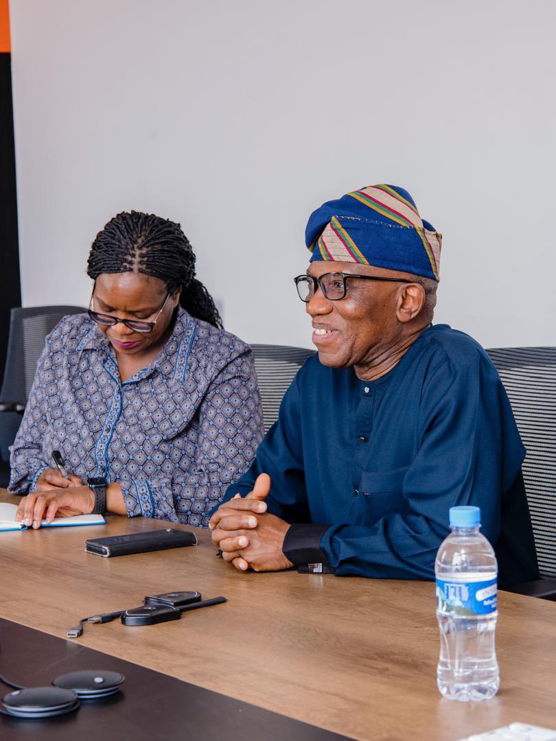 Bankole_Adeoye's tweet photo. Today, I paid a courtesy visit to the African School of Governance (ASG), where I met with ASG President Francis Gatare and his Management to discuss areas of collaboration, including governance, local governance, public sector governance, and service delivery governance. Both sides expressed a commitment to exploring joint programmes and partnerships to advance good governance and institutional capacity across Africa.