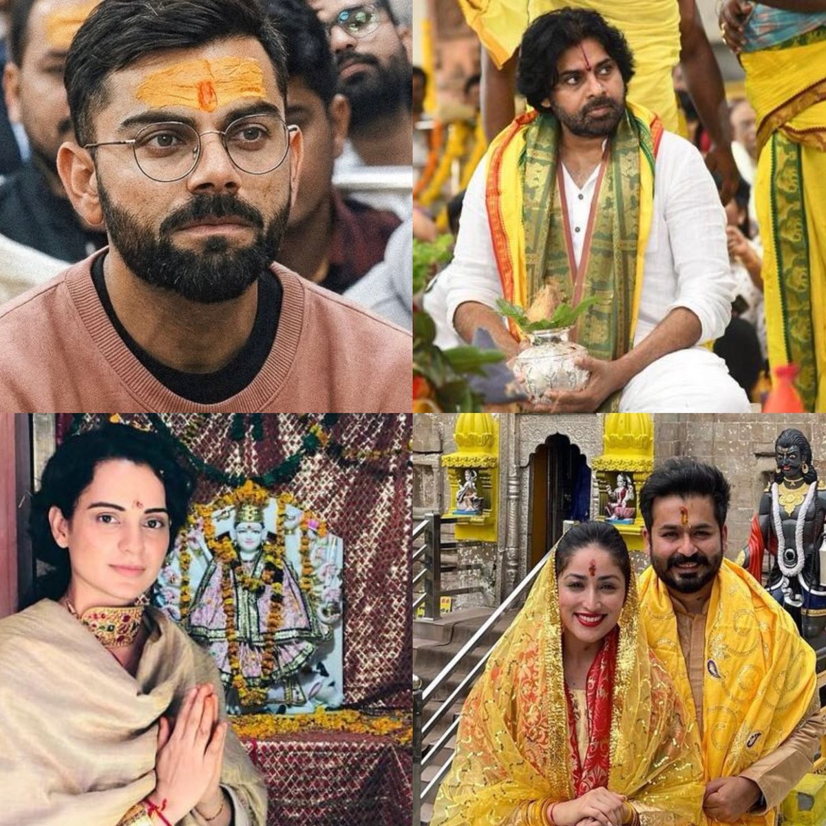 ExposeDhonifan's tweet photo. They all are hated by seculars and left wing supporters just because they flaunt their religion Hinduism Proudly. https://t.co/ytaW4Xb2vt