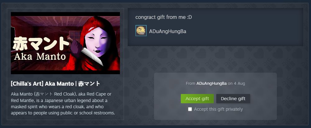 sarayavt's tweet photo. •┈•• Maraming Salamat! ••┈•
Thank you very much Aduanghungba for gifting me a game!
it's another horror game but I'll try to survive >.< thank uuu~ https://t.co/tZgTeGytIq