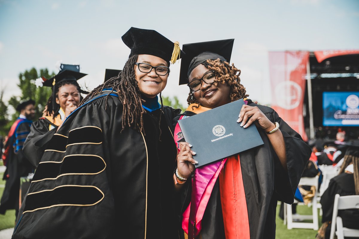 DelStateUniv's tweet photo. The trajectory is undeniable. Delaware State is on @Forbes first-ever Top HBCUs list, one of only 10 public HBCUs in the nation. Record 6,623 students. Enrollment up 31.7% since 2020. Research up 88% to nearly $50M. We are just getting started. #HBCU https://t.co/Wy5BPthGZo