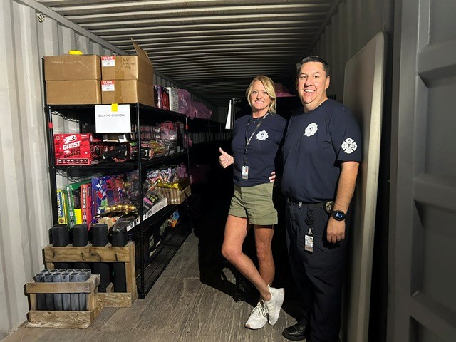 LasVegasFD's tweet photo. Wow, it’s hard to believe it’s already been a month since the Fourth of July!🎆 Which means post event operations are concluding. Our Fire Prevention team works behind the scenes all year to ensure a safe holiday. Thank you to this amazing team for all that you do! 🔥 https://t.co/5wcrUwZG2o