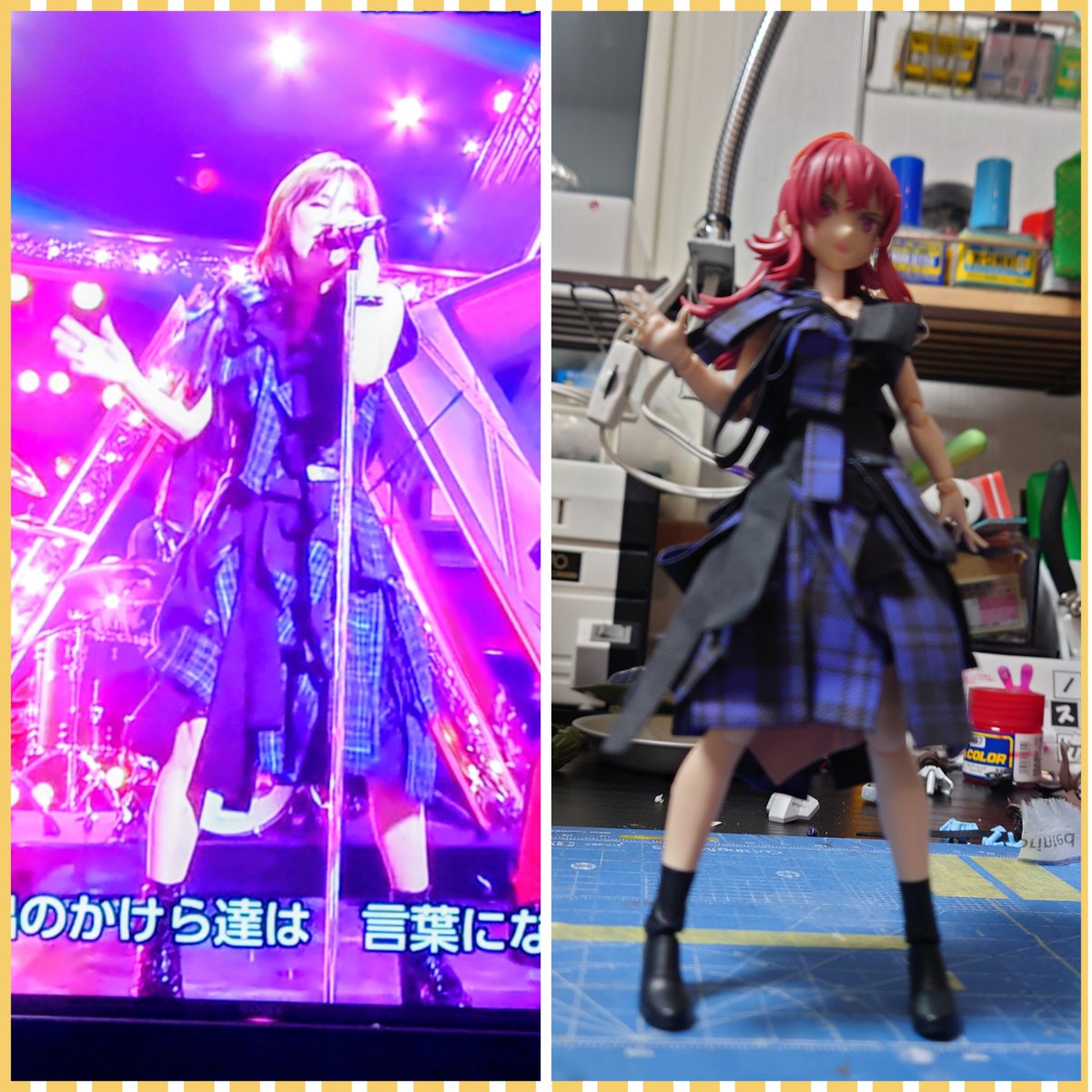 xperinosuke's tweet photo. Rock Monster Nanase♡ テレ東音楽祭2026Ver.
後ろは映らなかったので横姿から分析してアレンジ☆
あとはヘアースタイルを決めていく👍️
#30MS #相川七瀬
#RockMonster
#RockKingdom2026
#相川七瀬1102日本武道館 https://t.co/H2fWT3joFO